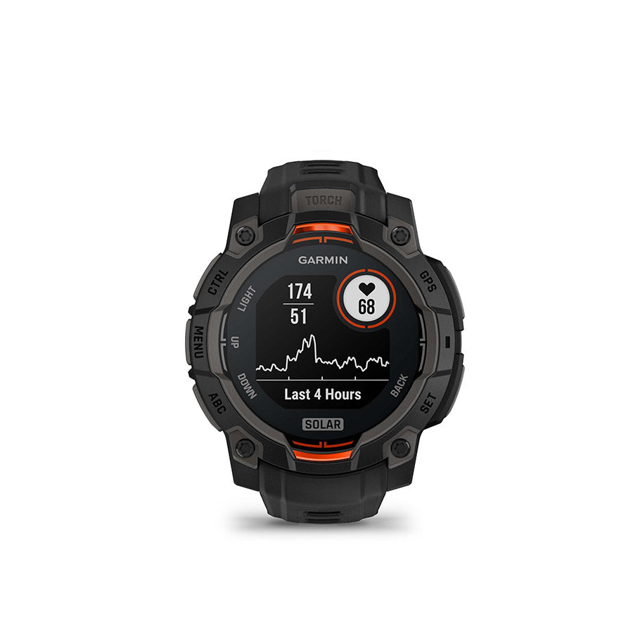650543-01::7::650543-01::Garmin, Instinct 3 45mm Solar, Montre, Couleur de la montre: Noir, Bracelet: Noir - Silicone