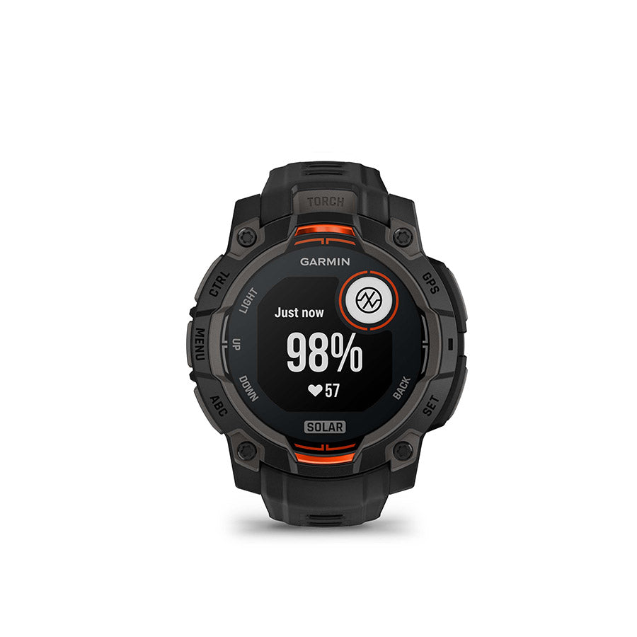 650543-01::8::650543-01::Garmin, Instinct 3 45mm Solar, Montre, Couleur de la montre: Noir, Bracelet: Noir - Silicone