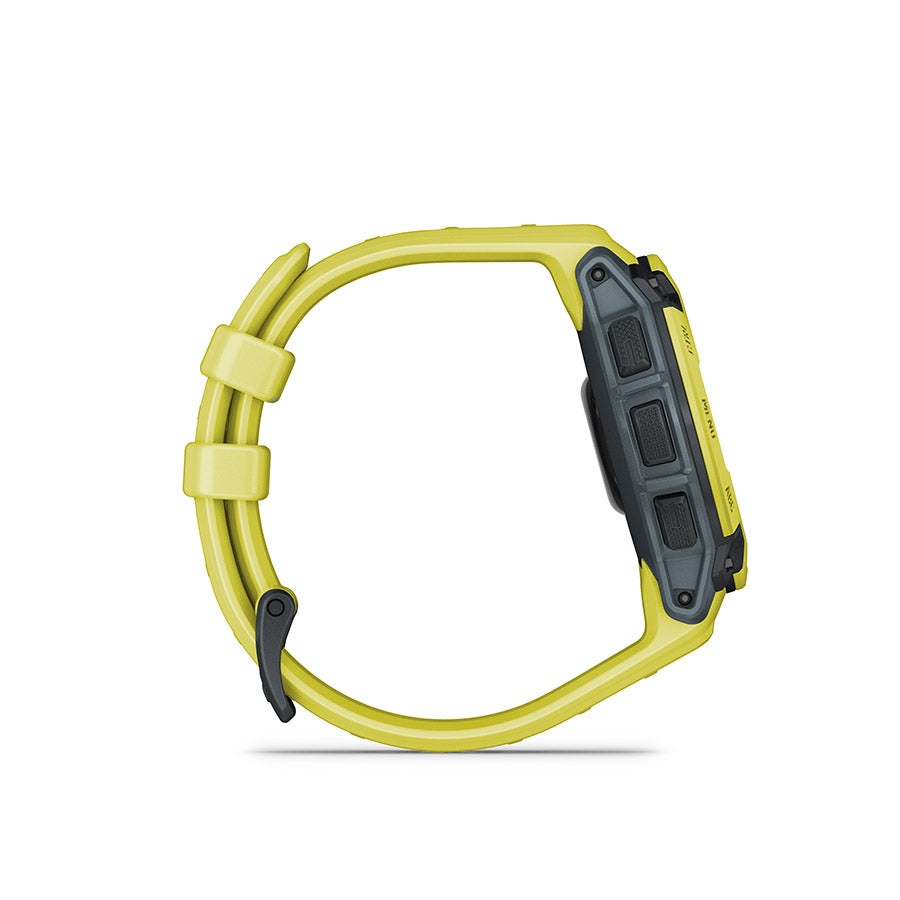 650544-01::4::650544-01::Garmin, Instinct E 45mm, Montre, Couleur de la montre: Lime électrique, Bracelet: Lime électrique - Silicone
