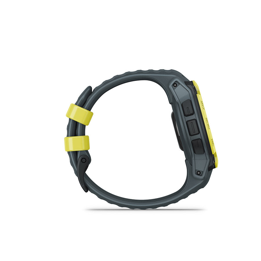 650545-01::4::650545-01::Garmin, Instinct E 40mm, Montre, Couleur de la montre: Lime électrique, Bracelet: Crépuscule - Silicone
