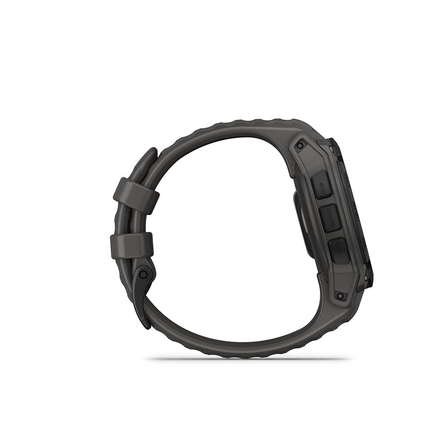 650545-02::4::650545-02::Garmin, Instinct E 40mm, Montre, Couleur de la montre: Noir, Bracelet: Anthracite - Silicone