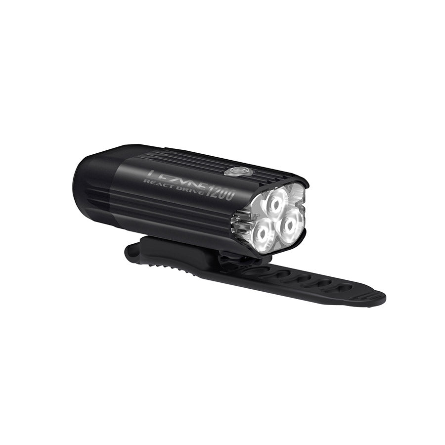 650550-01::1::650550-01::Lezyne, REACT DRIVE FRONT, Lumière, Avant, Noir