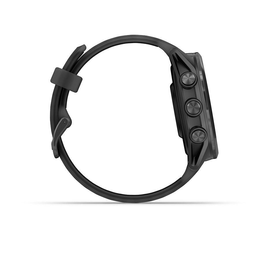 650552-01::4::650552-01::Garmin, Forerunner 570 42mm, Montre, Couleur de la montre: Gris Ardoise, Bracelet: Noir Translucide/Noir - Silicone