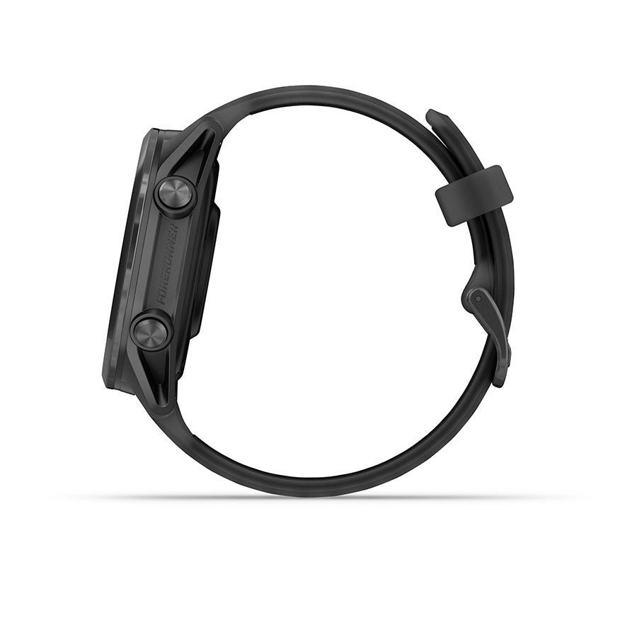 650552-01::7::650552-01::Garmin, Forerunner 570 42mm, Montre, Couleur de la montre: Gris Ardoise, Bracelet: Noir Translucide/Noir - Silicone