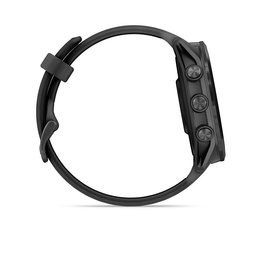 650553-01::4::650553-01::Garmin, Forerunner 570 47mm, Montre, Couleur de la montre: Gris Ardoise, Bracelet: Noir Translucide/Noir - Silicone