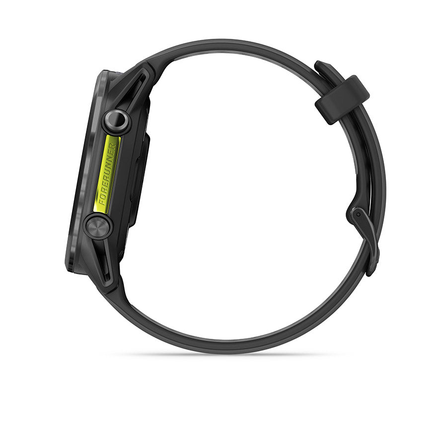 650554-01::7::650554-01::Garmin, Forerunner 970, Montre, Couleur de la montre: Noir, Bracelet: Noir/Pierre Blanche Translucide - Silicone