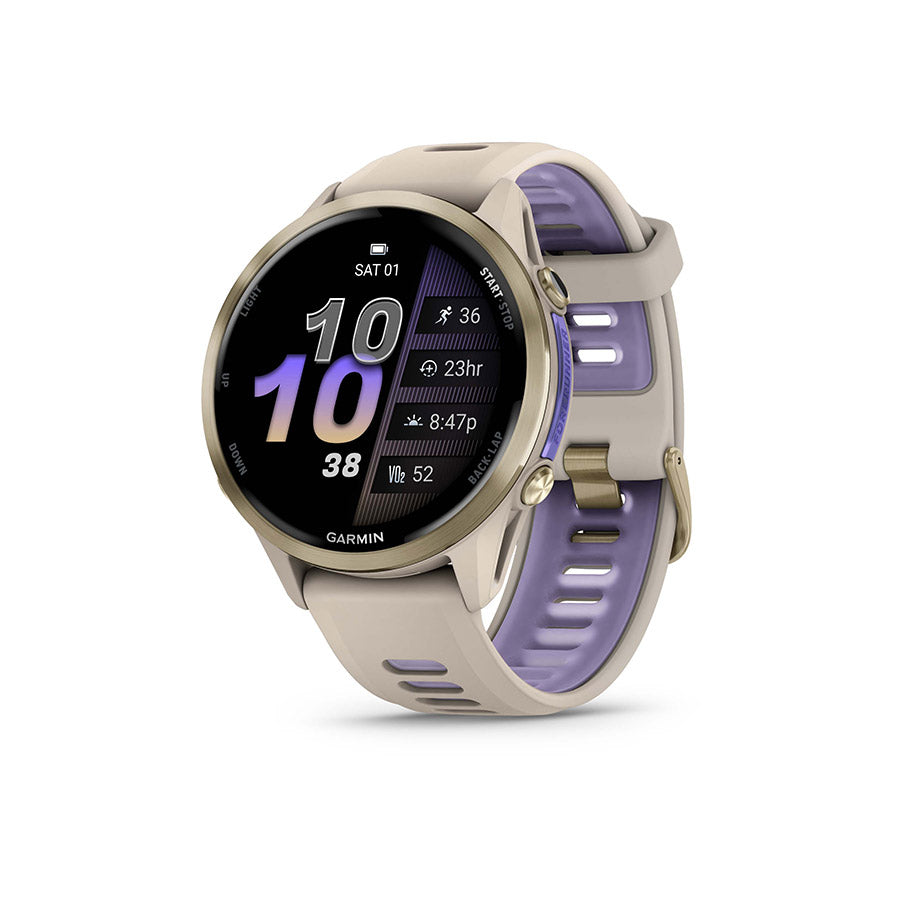 650554-03::0::650554-03::Garmin, Forerunner 970, Montre, Couleur de la montre: Gris Français, Bracelet: Gris Français/Indigo Translucide - Silicone