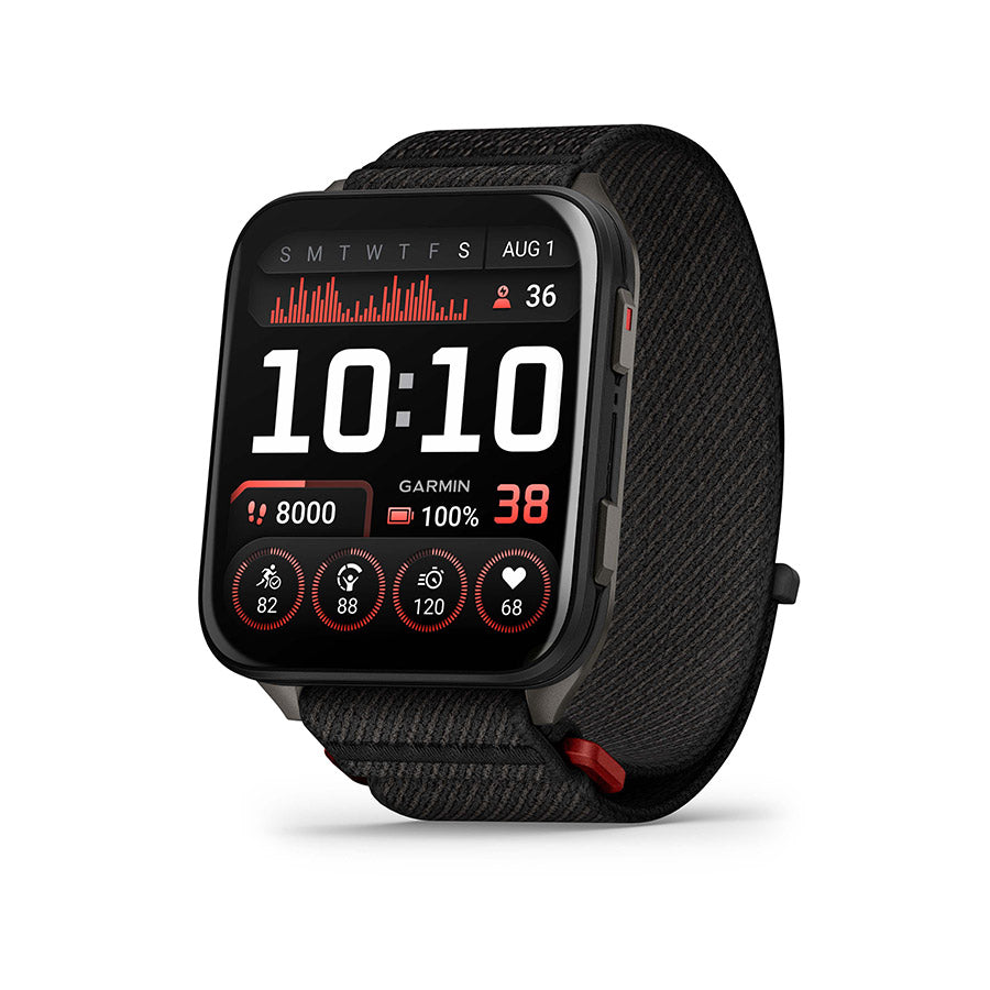 650556-01::0::650556-01::Garmin, Venu X1, Montre, Couleur de la montre: Noir, Bracelet: Noir - Nylon