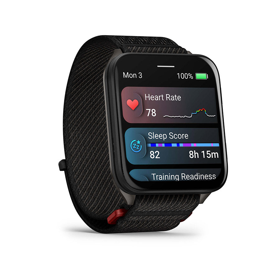 650556-01::2::650556-01::Garmin, Venu X1, Montre, Couleur de la montre: Noir, Bracelet: Noir - Nylon