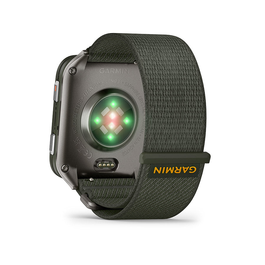 650556-02::6::650556-02::Garmin, Venu X1, Montre, Couleur de la montre: Mousse, Bracelet: Mousse - Nylon