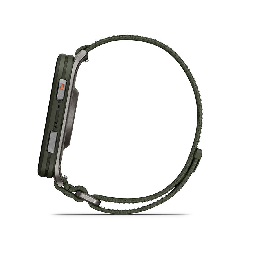 650556-02::7::650556-02::Garmin, Venu X1, Montre, Couleur de la montre: Mousse, Bracelet: Mousse - Nylon