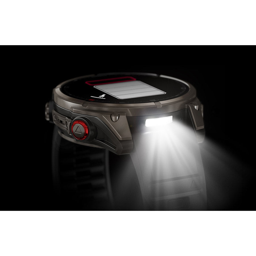 650560-02::2::650560-02::Garmin, fenix 8 Pro 47 mm- AMOLED Sap., Montre, Couleur de la montre: Gris, Bracelet: Noir - Silicone