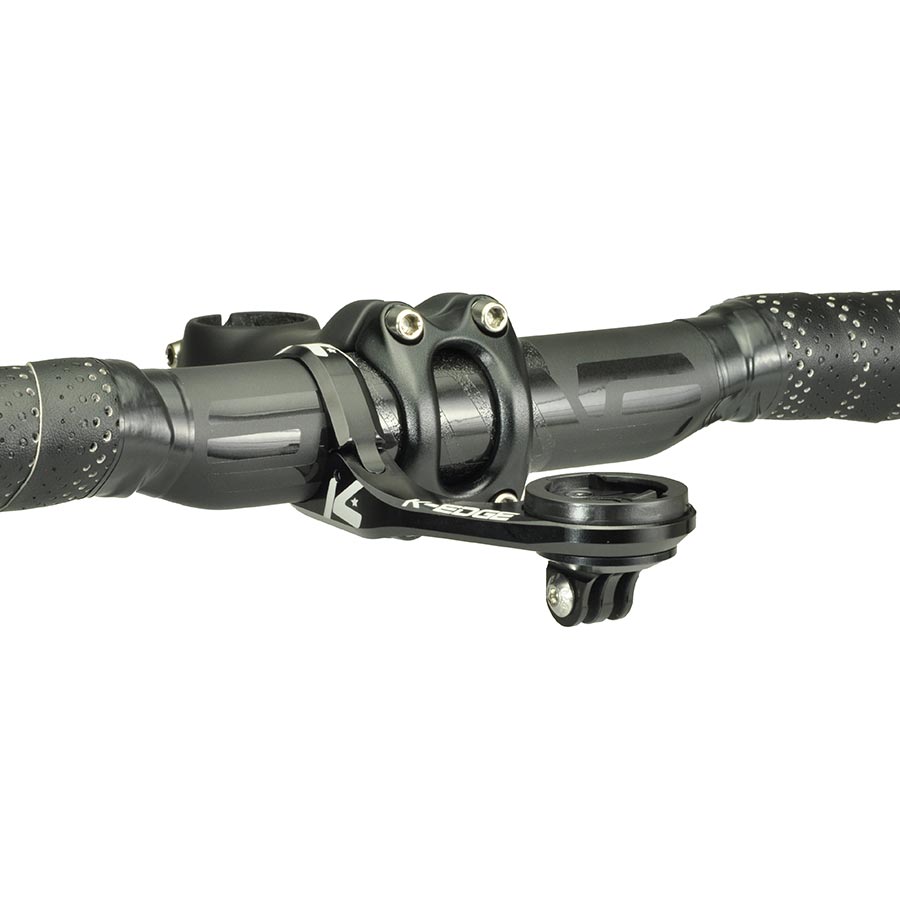 660328-01::0::660328-01::K-Edge, Garmin Max Combo, Support de cyclomètre, Noir, 31.8mm