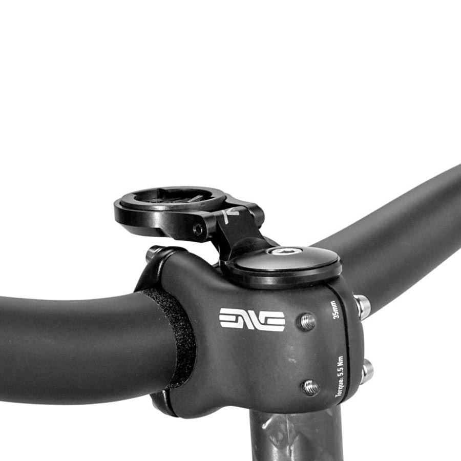 660358-01::3::660358-01::K-Edge, Garmin Boost Stem, Support de cyclomètre, Fixation de capuchon de potence, Aluminium, Noir