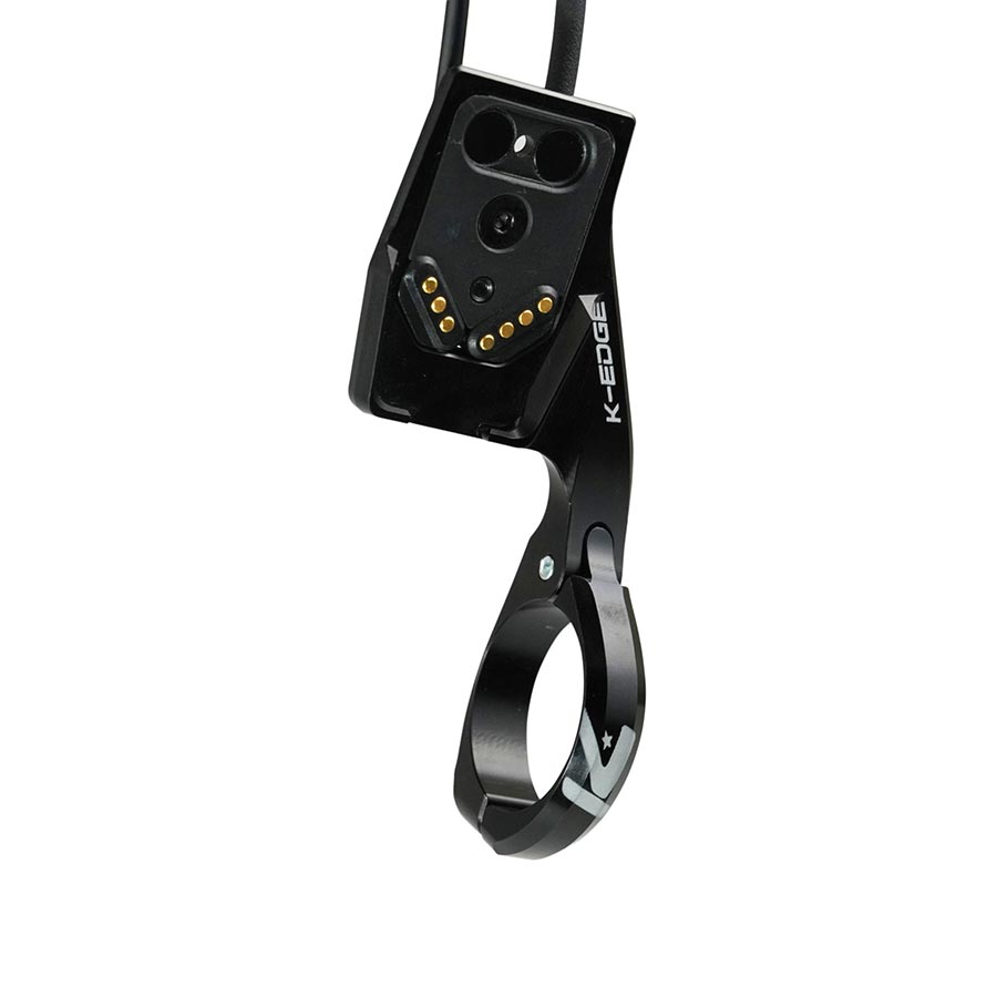 660362-01::1::660362-01::K-Edge, Kiox Out-Front E-Bike, Support de cyclomètre, Clamp-on 31.8mm, Aluminium 6061-T6, Noir