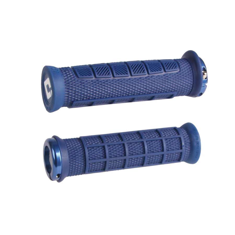 670303-04::0::670303-04::ODI, Elite Pro, Poignées, 130mm, Bleu marine, Paire
