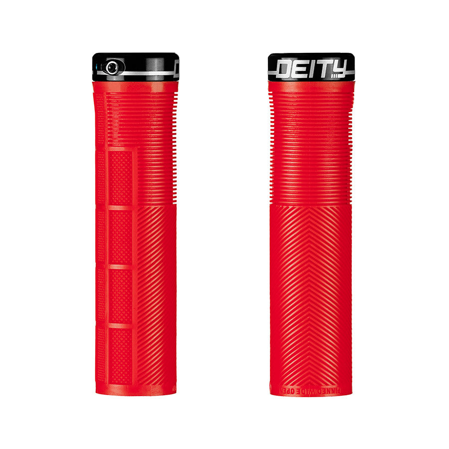 670541-03::0::670541-03::Deity, Knuckleduster, Poignées, 132mm, Rouge, Paire