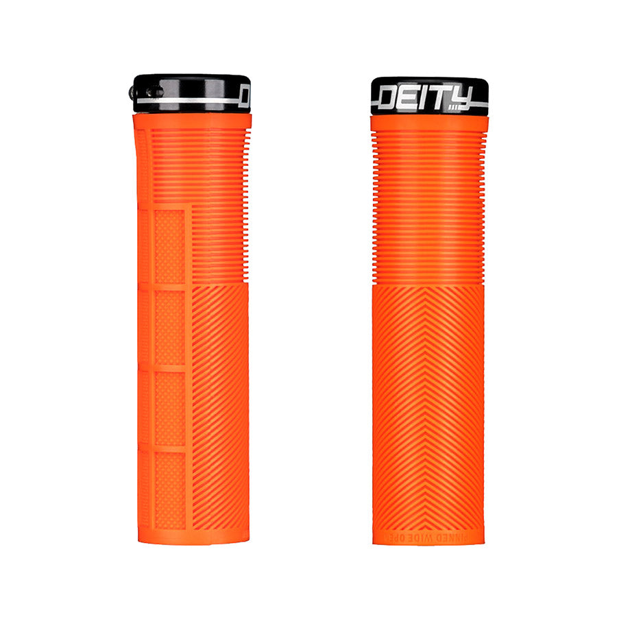 670541-06::0::670541-06::Deity, Knuckleduster, Poignées, 132mm, Orange, Paire