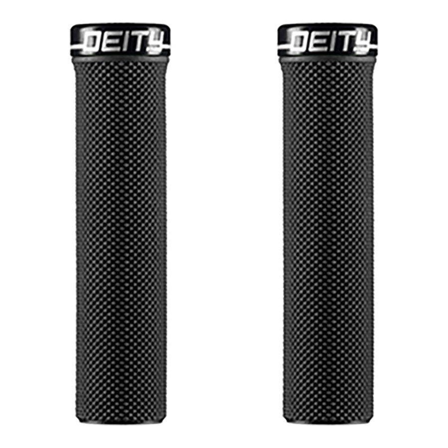 670676-01::0::670676-01::Deity, Slimfit, Poignées, 132mm, Noir, Paire
