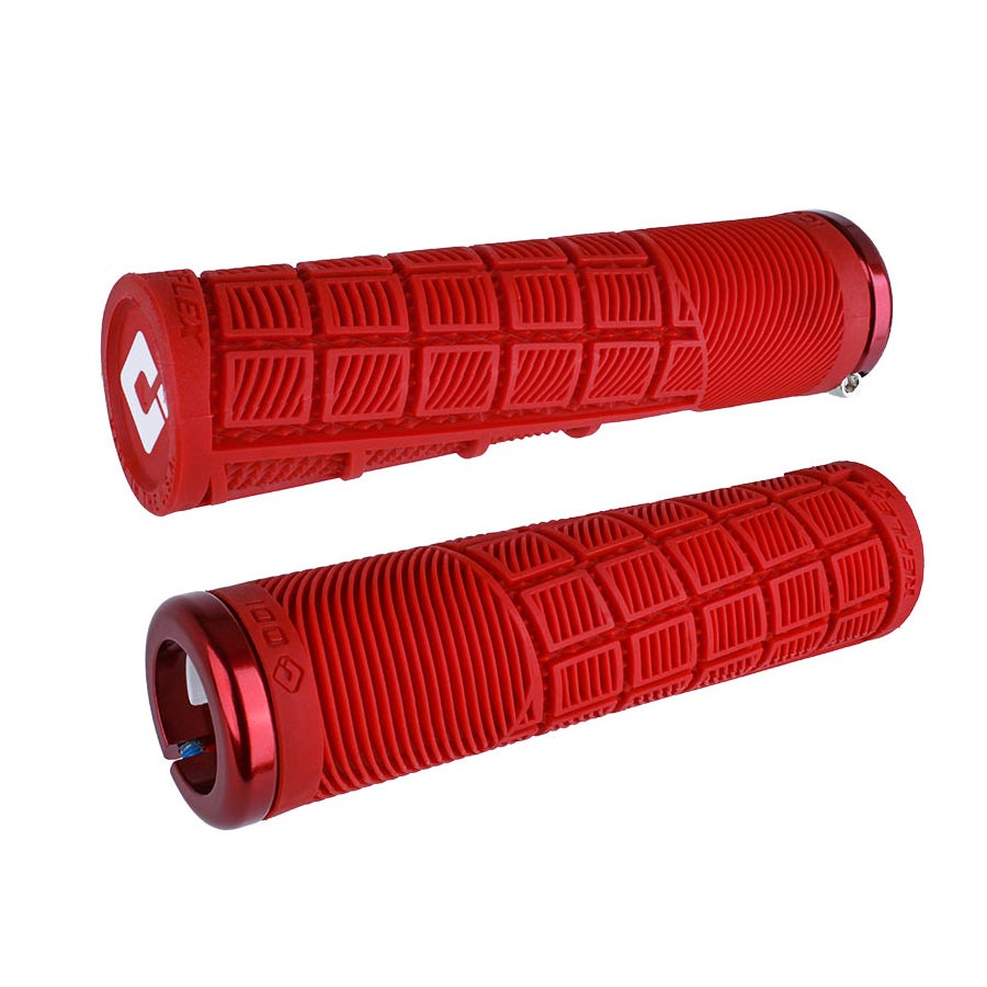 670725-04::0::670725-04::ODI, Reflex XL v2.1, Poignées, 135mm, Rouge, Paire
