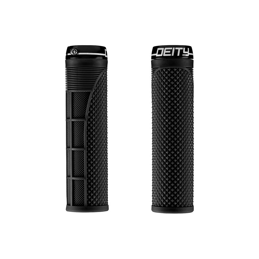 670741-01::0::670741-01::Deity, Megattack, Poignées, 140mm, Noir, Paire