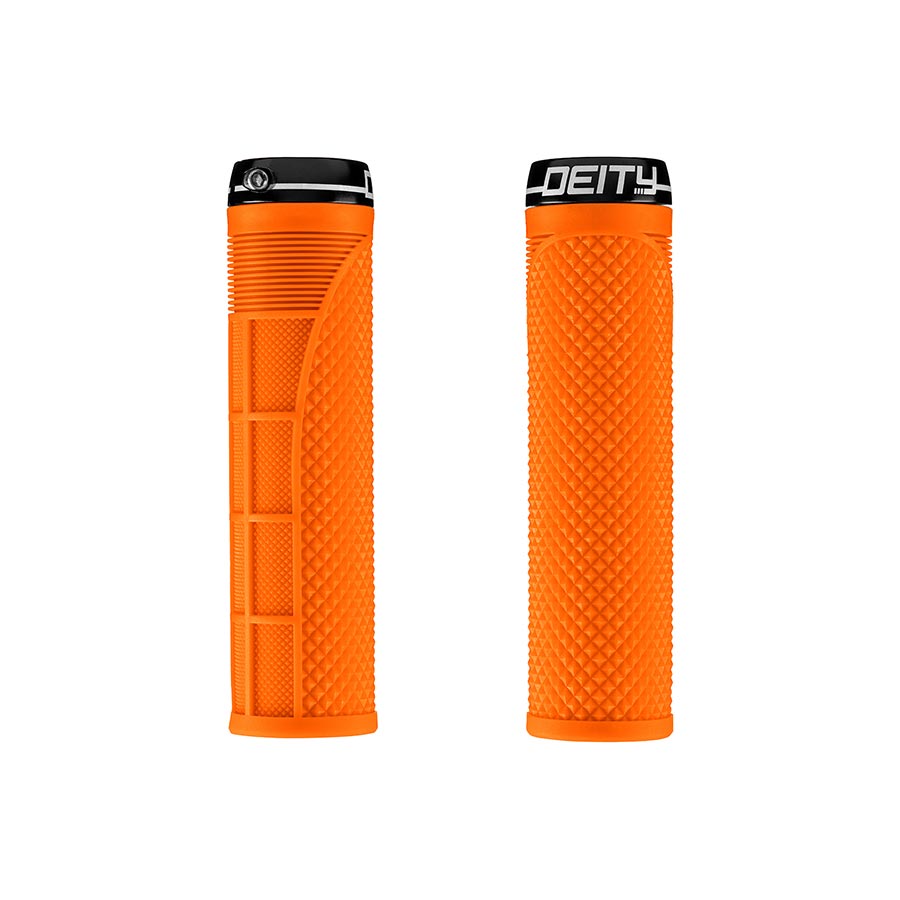670741-06::0::670741-06::Deity, Megattack, Poignées, 140mm, Orange, Paire