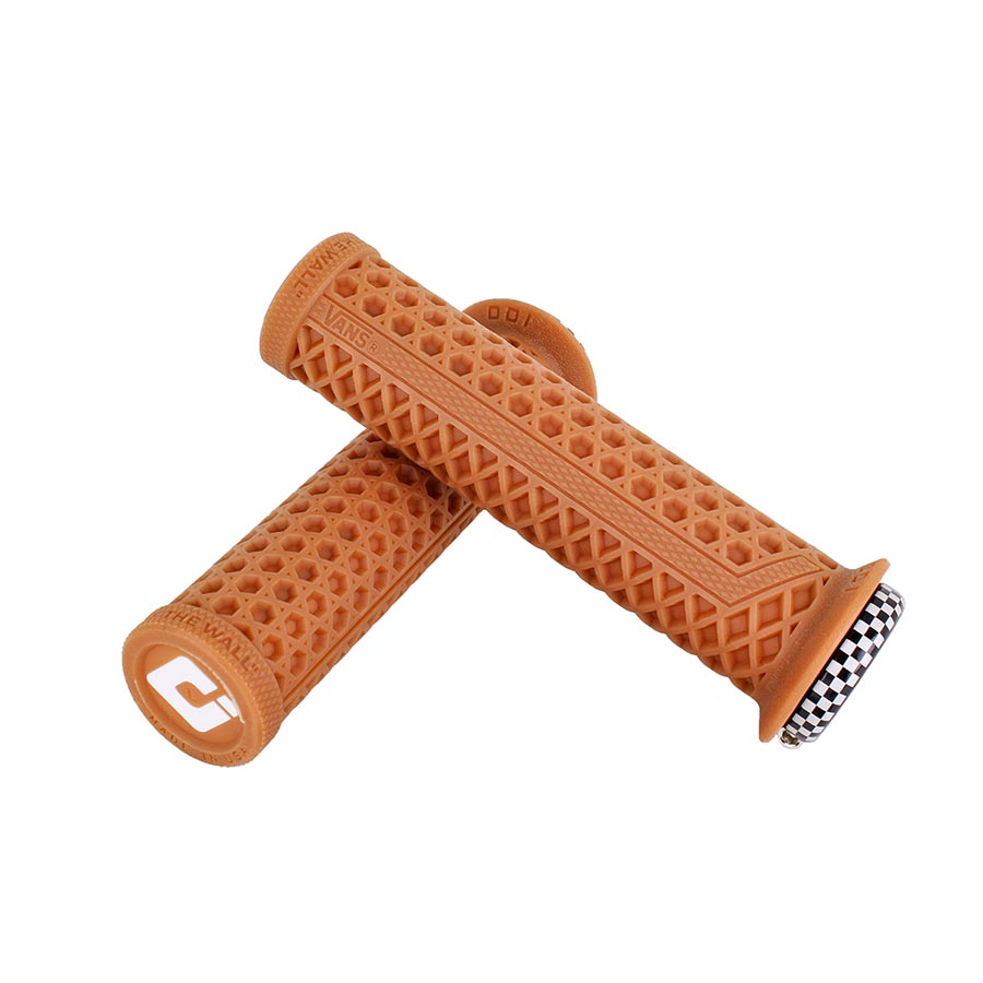 670748-02::1::670748-02::ODI, Vans v2.1 Lock-On, Poignées, 135mm, Beige, Paire