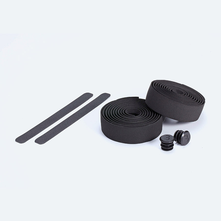 670833-01::2::670833-01::BBB Cycling, BHT-05 RaceRibbon Gel, Guidoline, Noir, 3.5mm d'épaisseur