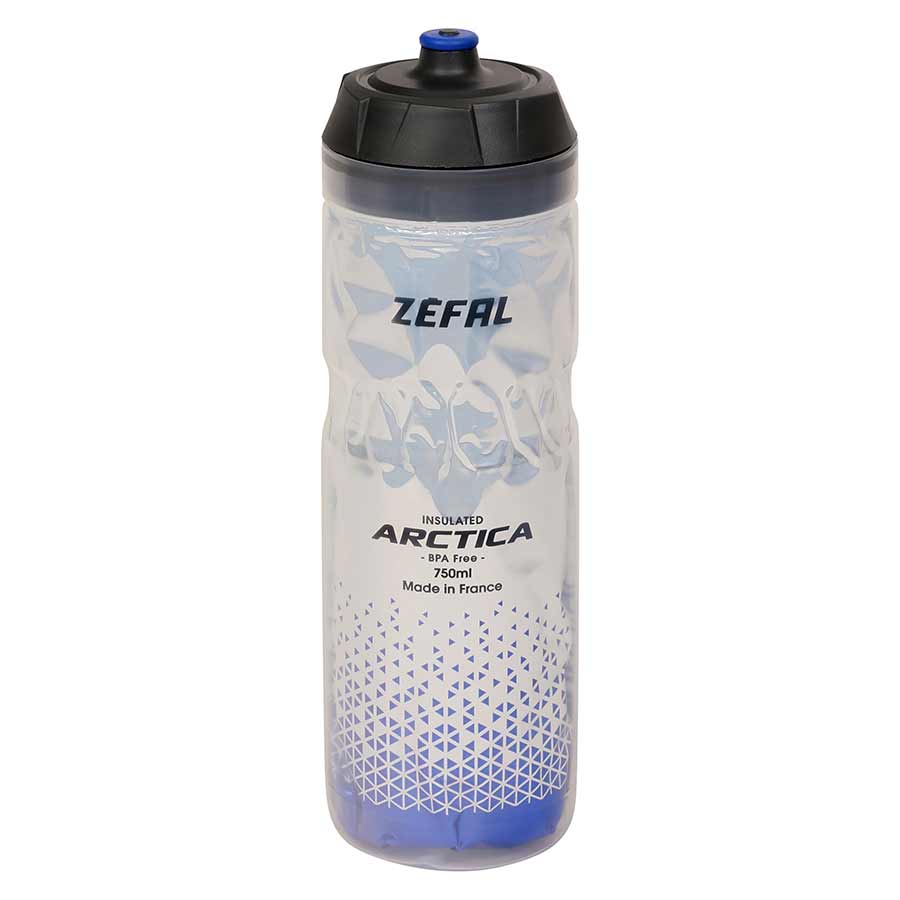 700032-08::0::700032-08::Zefal, Arctica 75, Bidon isolé, 750ml / 25oz, Argent-Bleu