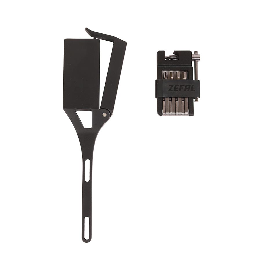 710205-01::0::710205-01::Zefal, AFA 8 Plus, Support de porte-bidon, Multi Tool: Hex 2/2.5/3/4/5/6, T25, Tourne Vis Plat, Outil à Chaine, Ouvre Bouteille