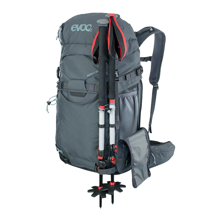 720970-05::6::720970-05::EVOC, Patrol 40L, Sac à dos d’hiver, 40L, Gris carbone