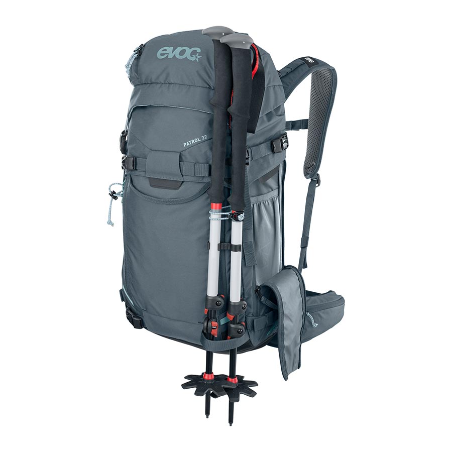 720971-06::7::720971-06::EVOC, Patrol 32L, Sac à dos d’hiver, 32L, Gris carbone