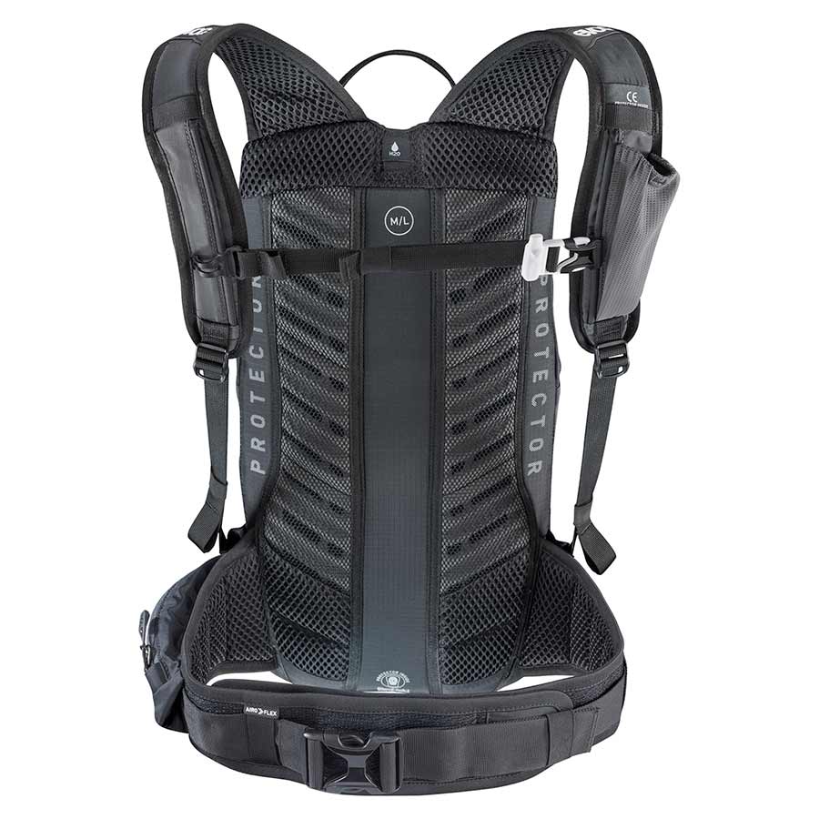 721228-02-S::2::721228-02-S::EVOC, FR Lite Race, Sac à dos avec protection, 10L, Gris carbone/Noir, S