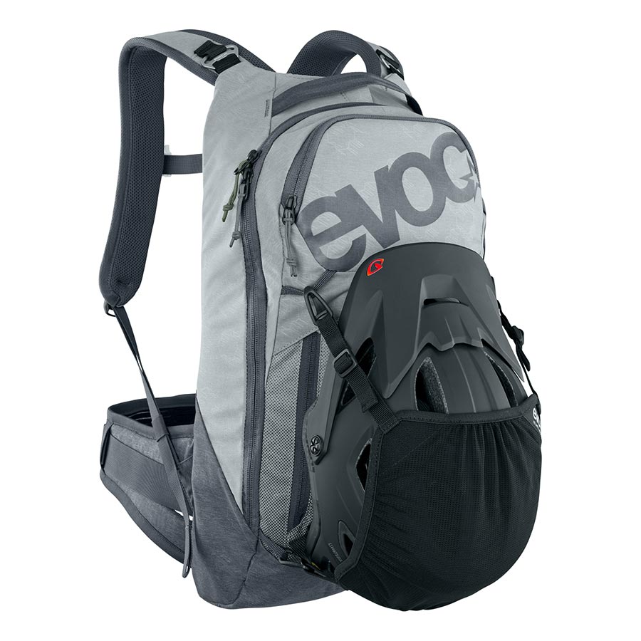 721366-03-LXL::6::721366-03-LXL::EVOC, Trail Pro 10, Sac à dos avec protection, 10L, Pierre/Gris Carbone, LXL