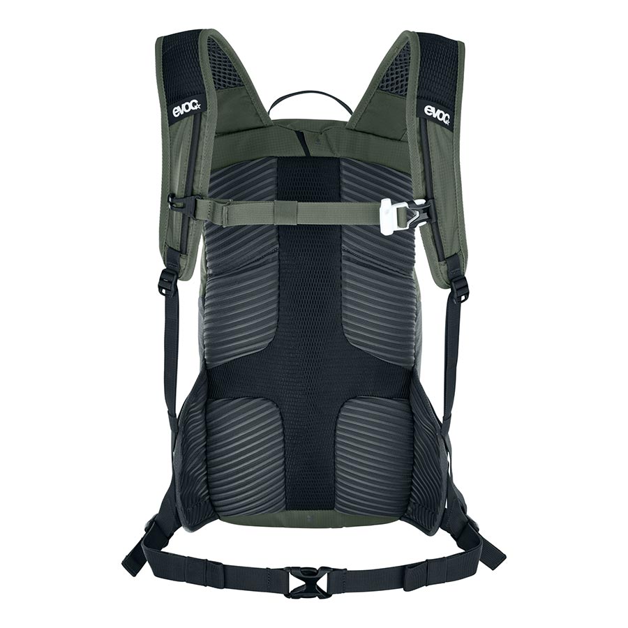 721368-07::1::721368-07::EVOC, Ride 12, Sac d'hydratation, Volume: 12L, Réservoir: Inclus (2L), Olive foncé/Noir