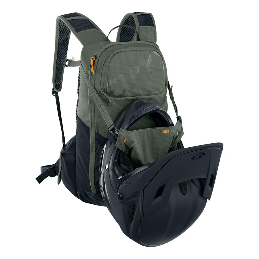 721368-07::5::721368-07::EVOC, Ride 12, Sac d'hydratation, Volume: 12L, Réservoir: Inclus (2L), Olive foncé/Noir
