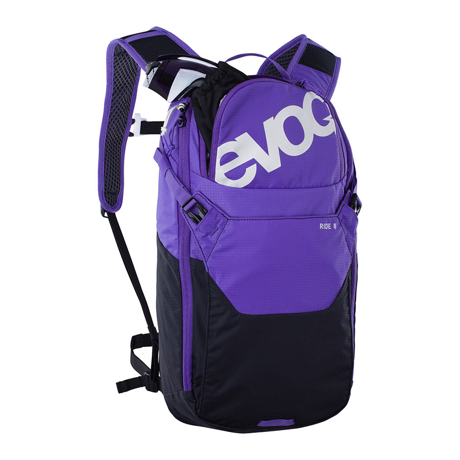 721369-11::3::721369-11::EVOC, Ride 8, Sac d'hydratation, Volume: 8L, Réservoir: Inclus (2L), Violet/Noir