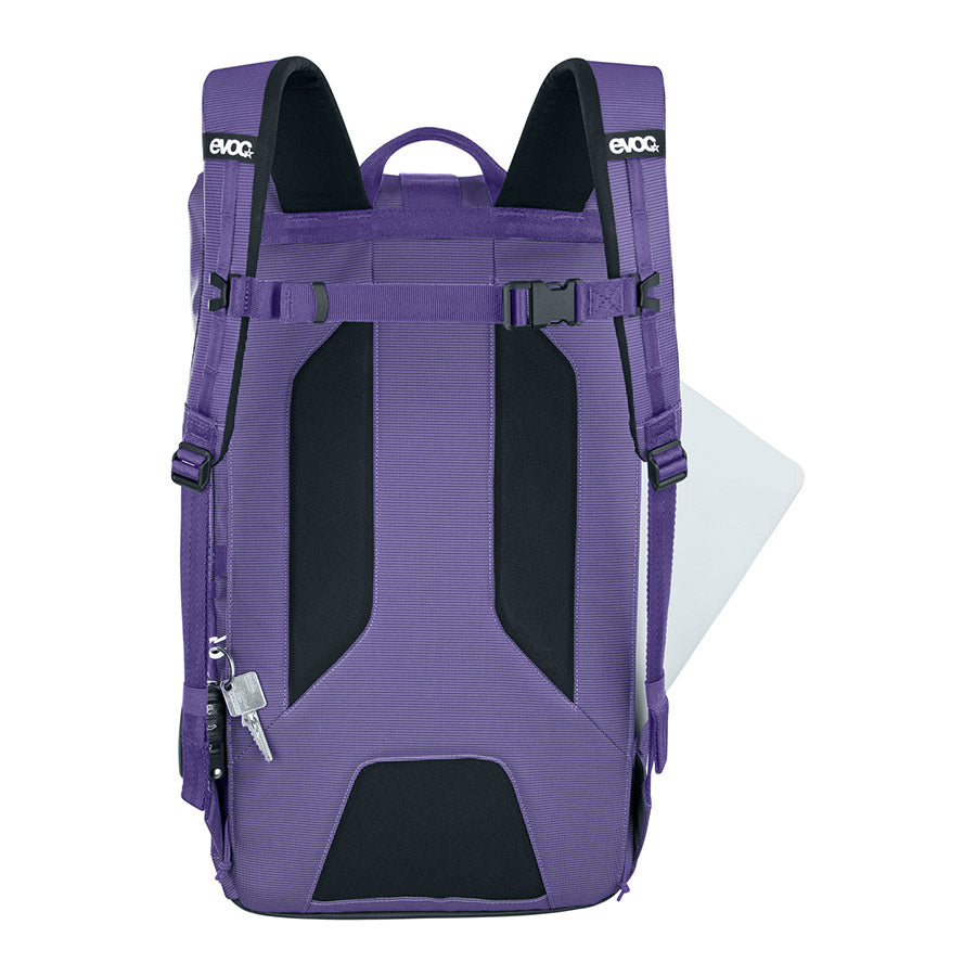 721412-05::2::721412-05::EVOC, Duffle Backpack 26, 26L, Violet/Noir