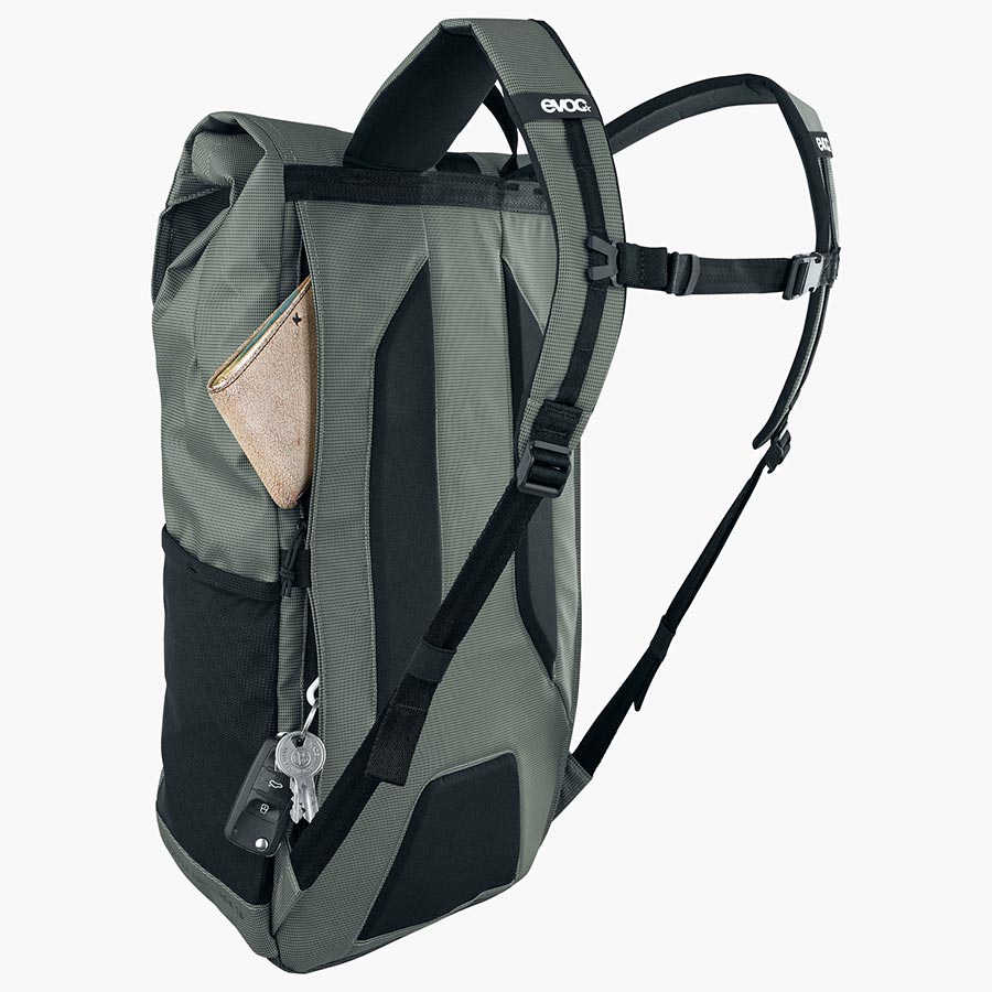 721413-04::6::721413-04::EVOC, Duffle Backpack 16, 16L, Olive foncé
