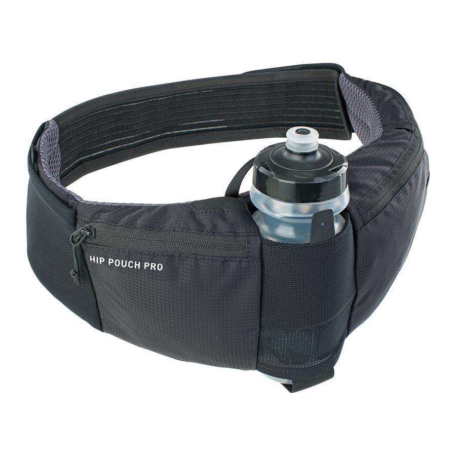 721434-01::0::721434-01::EVOC, Hip Pouch Pro + Drink Bottle, Sac, 1.5L, Noir