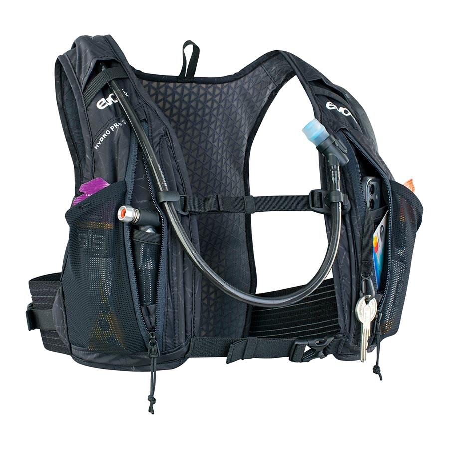 721437-01::4::721437-01::EVOC, Hydro Pro 3 + 1.5l Bladder, Sac d'hydratation, Volume: 3L, Réservoir: Inclus (1.5L), Noir