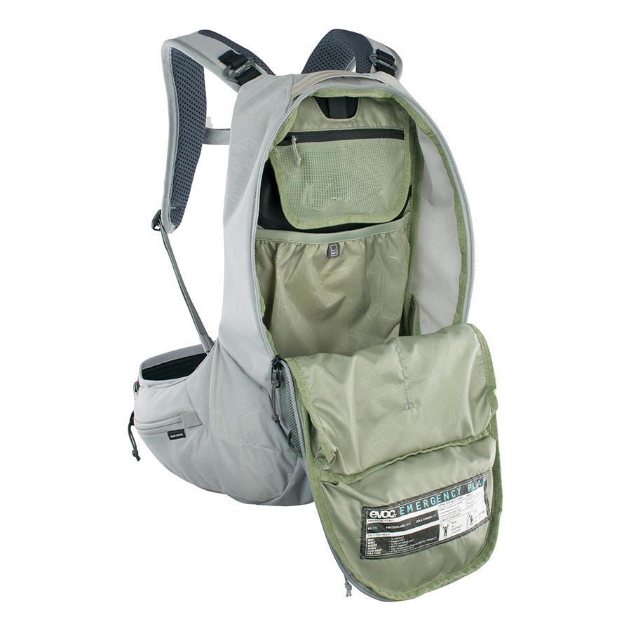 721473-02::6::721473-02::EVOC, Trail Pro SF 12, Sac à dos avec protection, 12L, Pierre, XS