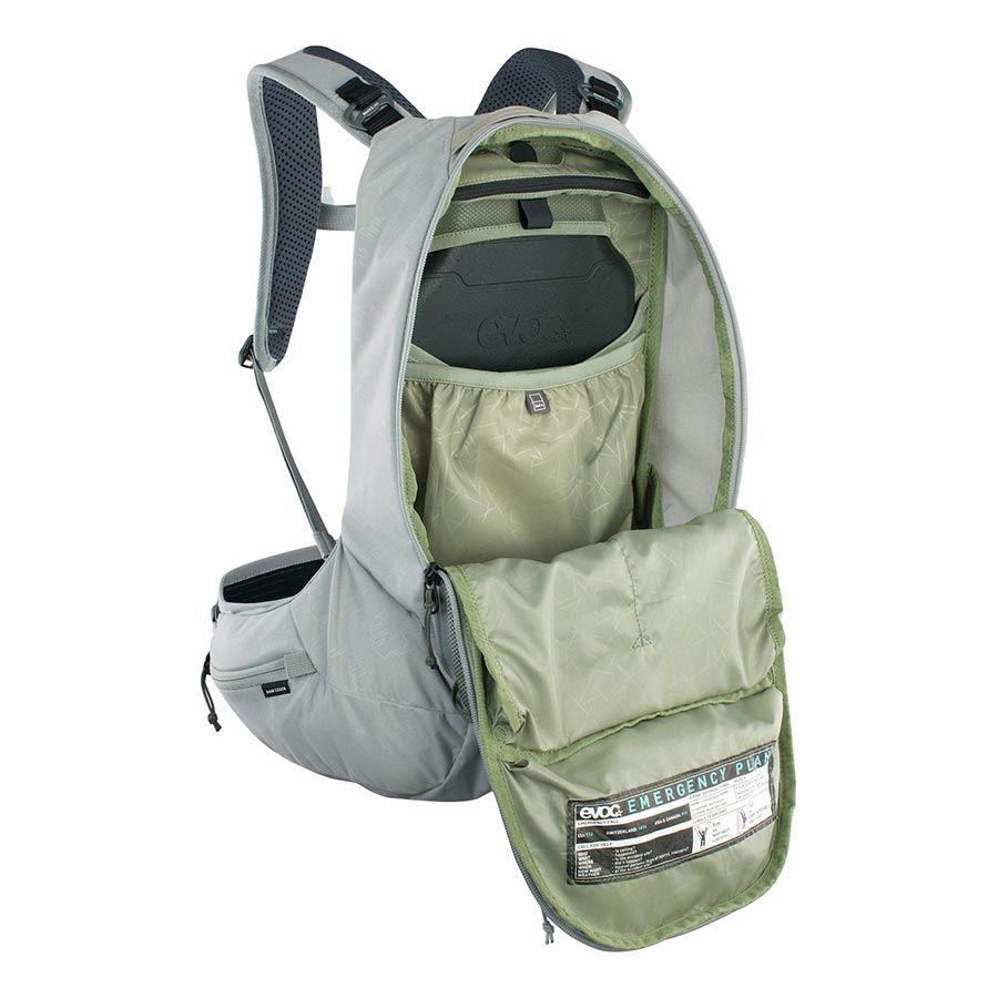 721473-02::7::721473-02::EVOC, Trail Pro SF 12, Sac à dos avec protection, 12L, Pierre, XS