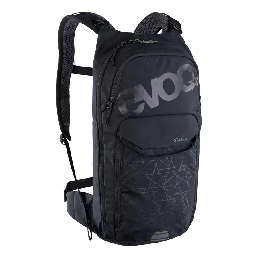721512-01::0::721512-01::EVOC, Stage 6 + Réservoir 2L, Sac d'hydratation, Volume: 6L, Réservoir: Inclus (2L), Noir