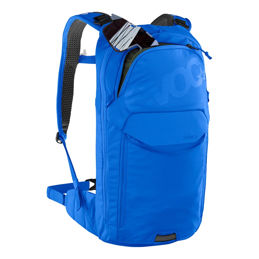 721512-04::1::721512-04::EVOC, Stage 6 + Réservoir 2L, Sac d'hydratation, Volume: 6L, Réservoir: Inclus (2L), Bleu Royal