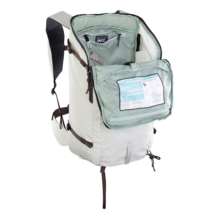 721551-02::5::721551-02::EVOC, Summit 30, Sac à dos d’hiver, 30L, Sable Beige