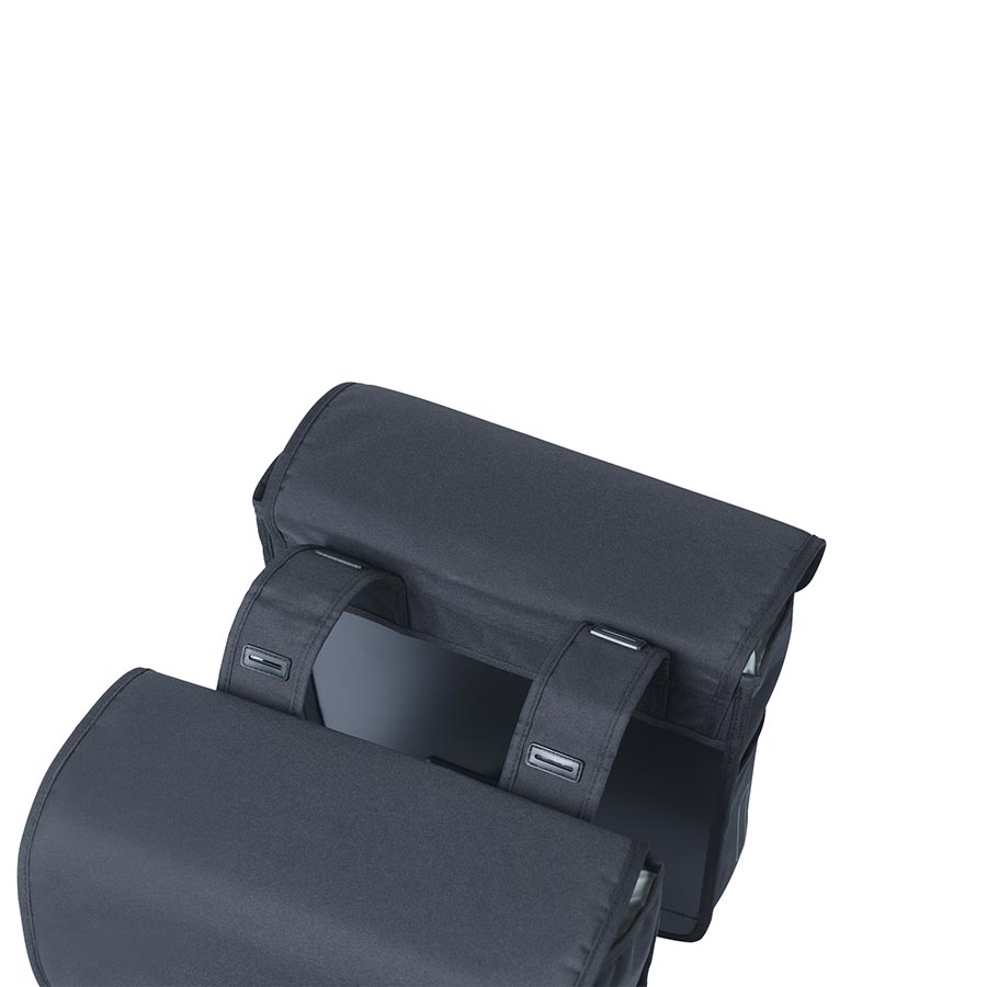 721649-01::3::721649-01::Basil, Go Double, Sacoche, 32L, Noir, Paire