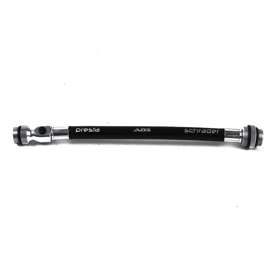 760182-01::0::760182-01::Lezyne, Boyau de pompe à main ABS Flex, Presta/Shrader, Noir