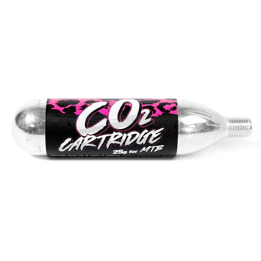 760505-01::3::760505-01::Muc-Off, Cartouches CO2 25g, Avec filets, 25pcs