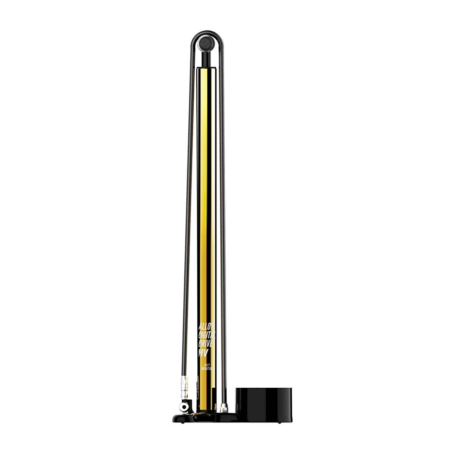 760594-01::1::760594-01::Lezyne, 18K Digital HV, Pompe à pied, ABS-1 Pro Chuck, Or